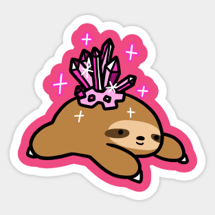 Rosequartz Sloth Sticker